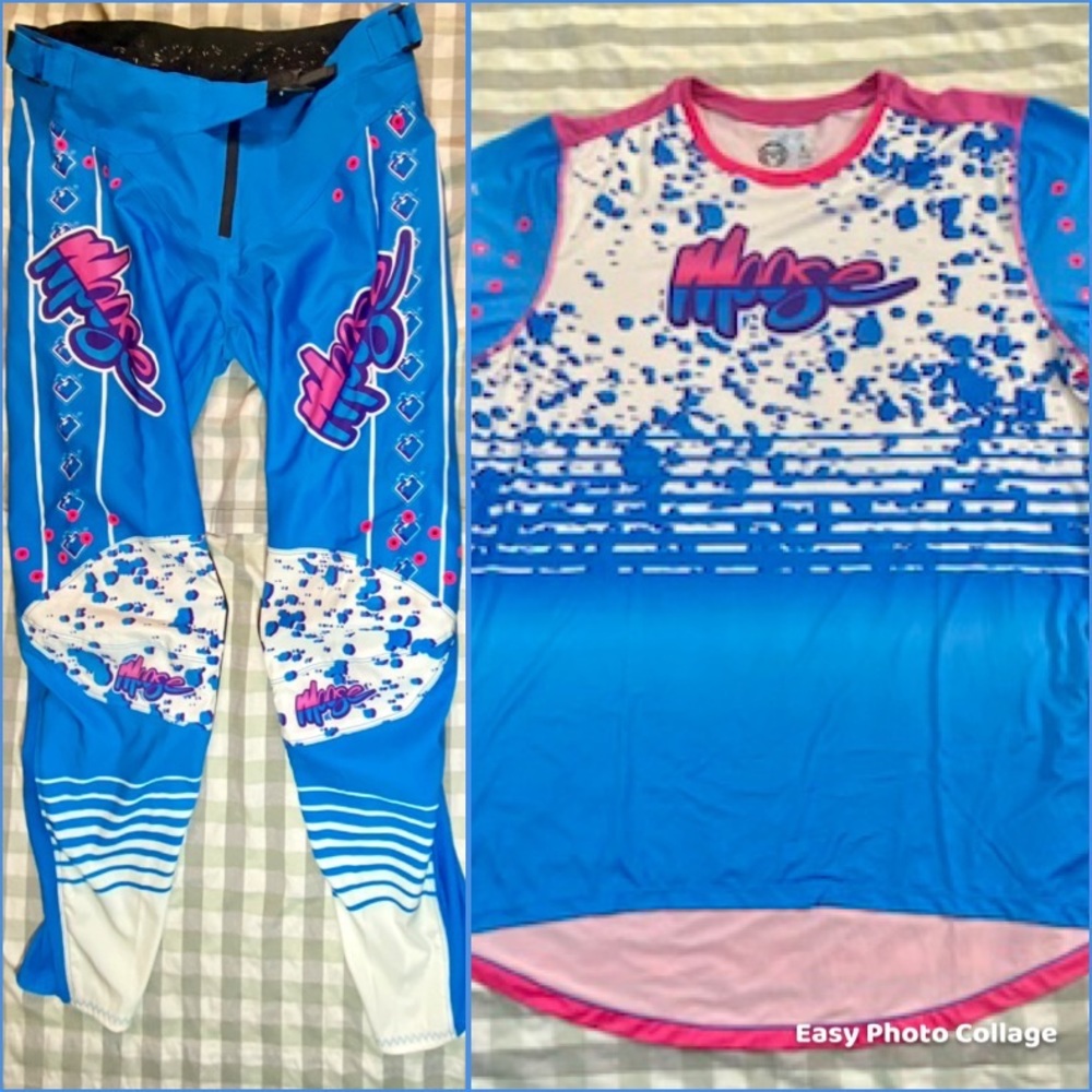 2021 Moose Agroid Gear Set (Blue/Pink/White)